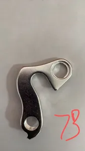 Silberner Metall Mountainbike Schaltauge Fahrrad Rahmen Ausfallende Haken Ersatzteil.