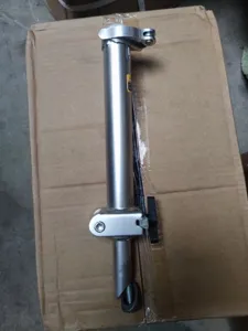 Potencia de manillar de bicicleta plegable de metal pieza de repuesto con perilla