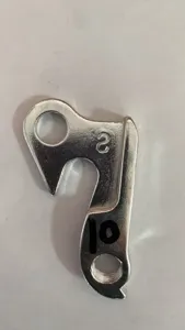 Silbernes Metall Fahrrad Schaltauge Mountainbike Ersatzrahmen Haken Bauteil neu.