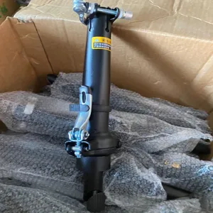 Pieza de repuesto para potencia de bicicleta, elevador de manillar negro con abrazadera rápida.