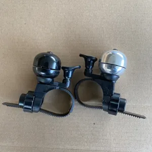Sonnette de vélo VTT klaxon rétro mini cloche sonore en alliage d'aluminium vélo