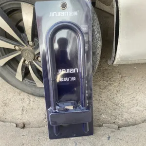 U-shaped glass door lock security lock heavy duty anti-theft lock for commercial shop office