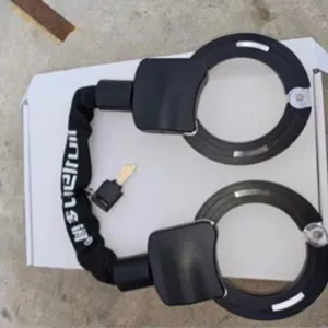 Antirrobo de cadena robusto para moto bicicleta y cerradura de seguridad para puerta.