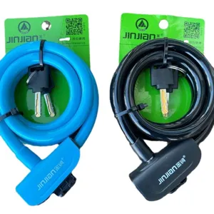 Antivol en Fil d'Acier pour Vélo Câble de Sécurité Antivol pour Vélo et Vélo Électrique Accessoires d'Équipement de Cyclisme