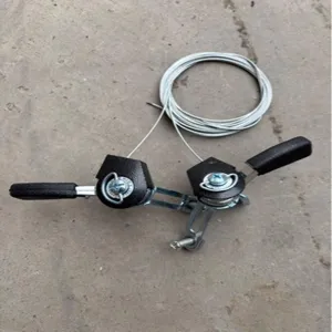 Manetas de cambio de aluminio para bicicleta de montaña con cable para 18 y 21 velocidades.