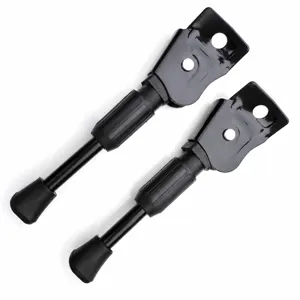 Electric bike kickstand folding scooter kick stand heavy duty black support mount 2pcs