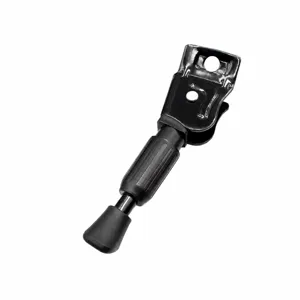 Adjustable 12-inch bicycle kickstand, foldable e-bike side stand replacement part.