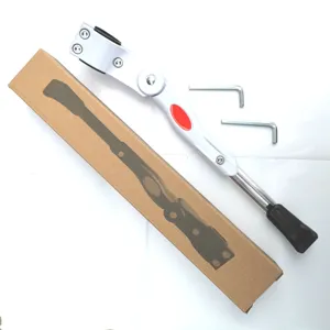 Cavalletto per bicicletta regolabile con strumenti di montaggio e scatola per mountain bike.