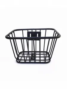 Children bicycle front metal basket thickened wire storage for kids mountain bike accessories