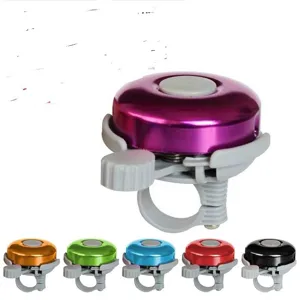 Loud bicycle bell mountain road bike handlebar ring horn scooter metallic accessory red blue