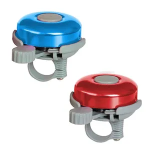 Mountain Bike Bell Bicycle Loud Horn Road Cycling Accessories For Kids Scooter Crisp Sound Metal Cover Plastic Base