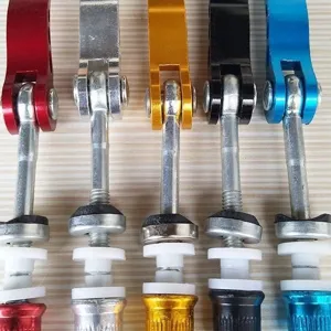 Bicycle seat post quick release lever aluminum alloy seat clamp bicycle locking part detail