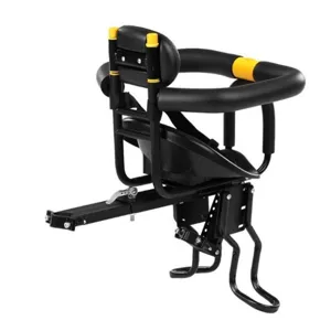 Front mounted child bicycle seat for mountain bike, baby safety chair and foldable bike accessories.