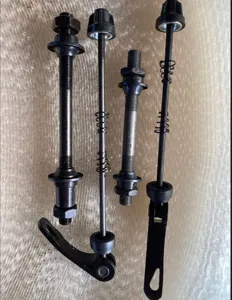 Bicycle quick release skewer set for mountain and road bike wheel hubs repair parts detail