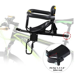 Front mounted child bike seat for mountain bicycle safety toddler baby chair accessory