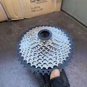 Mountain bike cassette 8 9 10 11 speed bicycle sprocket replacement part silver black