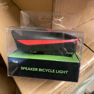 Rechargeable Bicycle Front Light LED Cycling Headlight Mountain Bike Waterproof Flashlight Horn Cycling Equipment Accessories