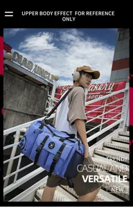 Bolso de viaje y fitness multifuncional de gran capacidad, practico para el uso diario.