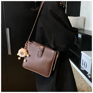 Sac seau bandoulière tendance pour femme en cuir PU élégant sac porté épaule quotidien