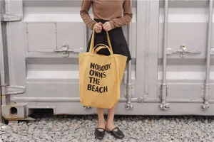 Korean style casual canvas tote bag for women, large capacity shoulder and hand bag.