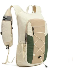 Lightweight Waterproof Outdoor Cycling Backpack Men Women Color Block Packable Hiking Daypack Travel Camping Rucksack