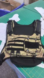 Camouflage tactical chest bag multi-functional sports running hiking rig pack
