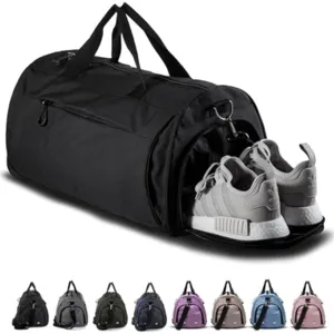 Sac de Voyage Multifonctionnel Grande Capacité Sac de Sport Étanche Week-end avec Compartiment à Chaussures