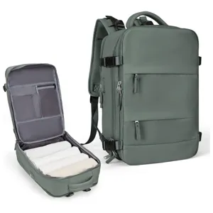 Large capacity business travel waterproof laptop backpack multi-functional daypack for daily use