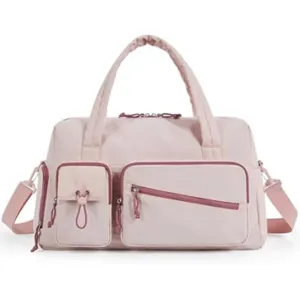 Multifunctional Travel Duffel Bag Waterproof Canvas Weekend Overnight Carry-On Luggage Bag For Women Men