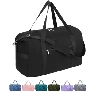 Large Capacity Travel Duffel Bag Multi Pocket Sports Fitness Bag Waterproof Overnight Weekend Bag For Men And Women
