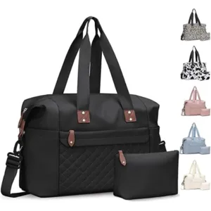Borsa da Viaggio di Grande Capacidad Borsa a Tracolla Casuale in Poliestere Impermeabile Borsa a Mano Zaino Crossbody per Viaggi