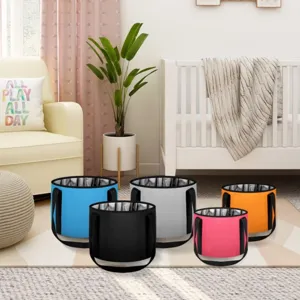 Portable collapsible foot soak tub, foldable travel foot bath basin for home use.