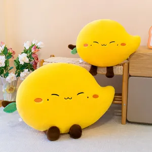 Joli coussin en peluche mangue douce fruit jouet en peluche poupée dessin animé décor auto