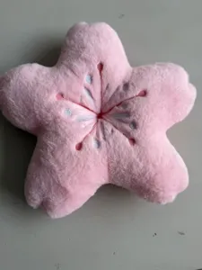 Cuscino peluche fiore di ciliegio rosa morbido divano seduta regalo decorazione top