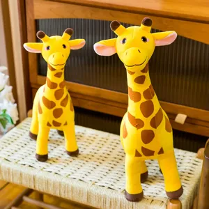 Cute giraffe plush toy soft stuffed animal doll children kids birthday graduation gift decor