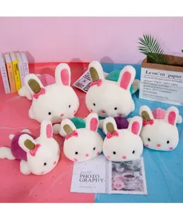 Simpatico coniglio di peluche animale giocattolo cuscino morbido bambola regalo casa