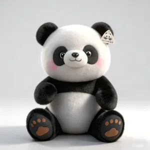 Simpatico panda peluche giocattolo animale morbido bambola cuscino souvenir camera regalo