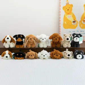 Cute puppy plush toy palm-sized doll cute stuffed animal children birthday gift sleeping pillow