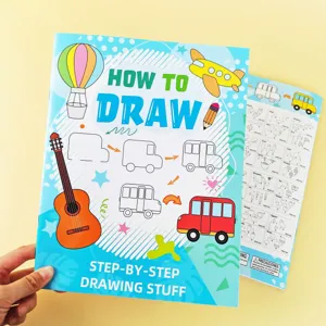 Children step by step drawing book kids educational cartoon painting coloring book toy