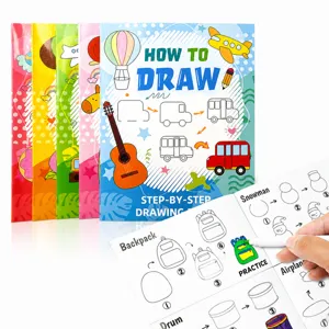 Kids Drawing Book Cartoon Animal Fruit Food Step By Step Coloring Book Early Education Educational Toys For Children