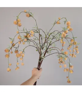 Artificial berry branch retro wabi-sabi home decor floral arrangement home decoration