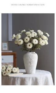 Künstliche wilde Chrysantheme Blumenarrangement ländlicher Stil dekorative Requisiten