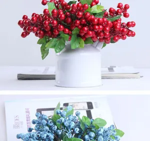 Artificial Australian berry branches home decor fake flower wedding floral arrangement