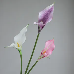 Fleurs de lys calla artificielles simulation arrangement floral accessoires déco maison