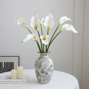 Kunstmatige Calla Lelie Bloemen EVA Simulatie Bloemstelen Voor Bruiloft Huisdecoratie Feest Bloemstuk Requisiten