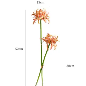 Bouquet di fiori artificiali giglio ragno per decorazione casa soggiorno tavolo da pranzo