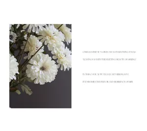Künstliche wilde Chrysanthemen Seidenblumen ländliche Hochzeit Heim Party Dekoration Requisiten