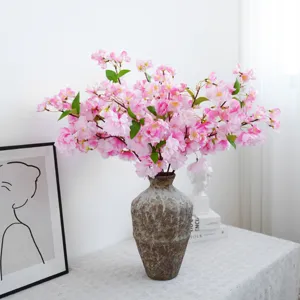 Kunstmatige Perzikbloesem Tak Zijden Bloem Voor Woondecoratie Realistische Bloemschikking