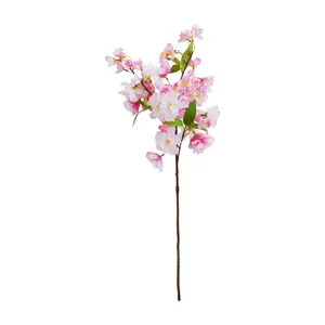 Kunstmatige kersenbloesem tak neppe roze bloemen voor woonkamer decoratie hoofdafbeelding