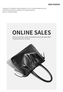 Detailansicht der schwarzen minimalistischen großen Leder-Schultertasche für Damen.